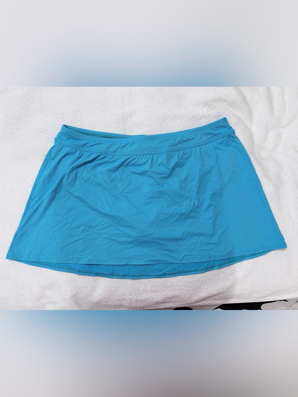 18W Land’s End Turquoise swim skirt - Bright Blue